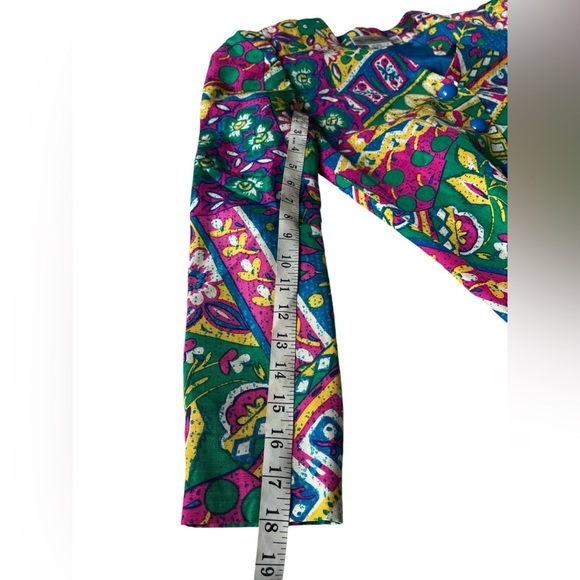 Vintage Anne Crimmins for Umi Collections Silk Blazer Size 8 Floral Rare! - Picture 7 of 11